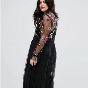 embroidered dress